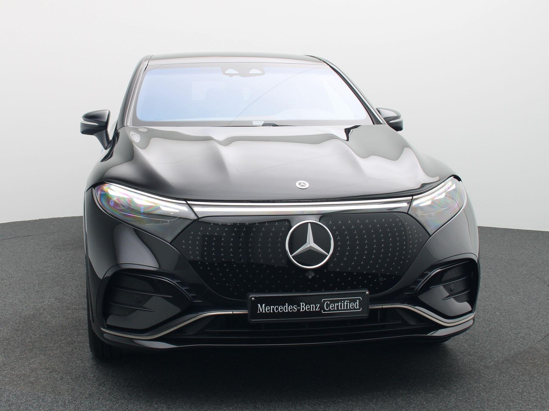Mercedes-Benz EQS SUV 450+ AMG Line + NAPPA LEDER + 7-ZIT +, Auto's, Automaat, Dealer onderhouden, Gebruikt, https://public.car-pass.be/vhr/4c9cb437-ad91-4a00-bdae-6817dd40bebf