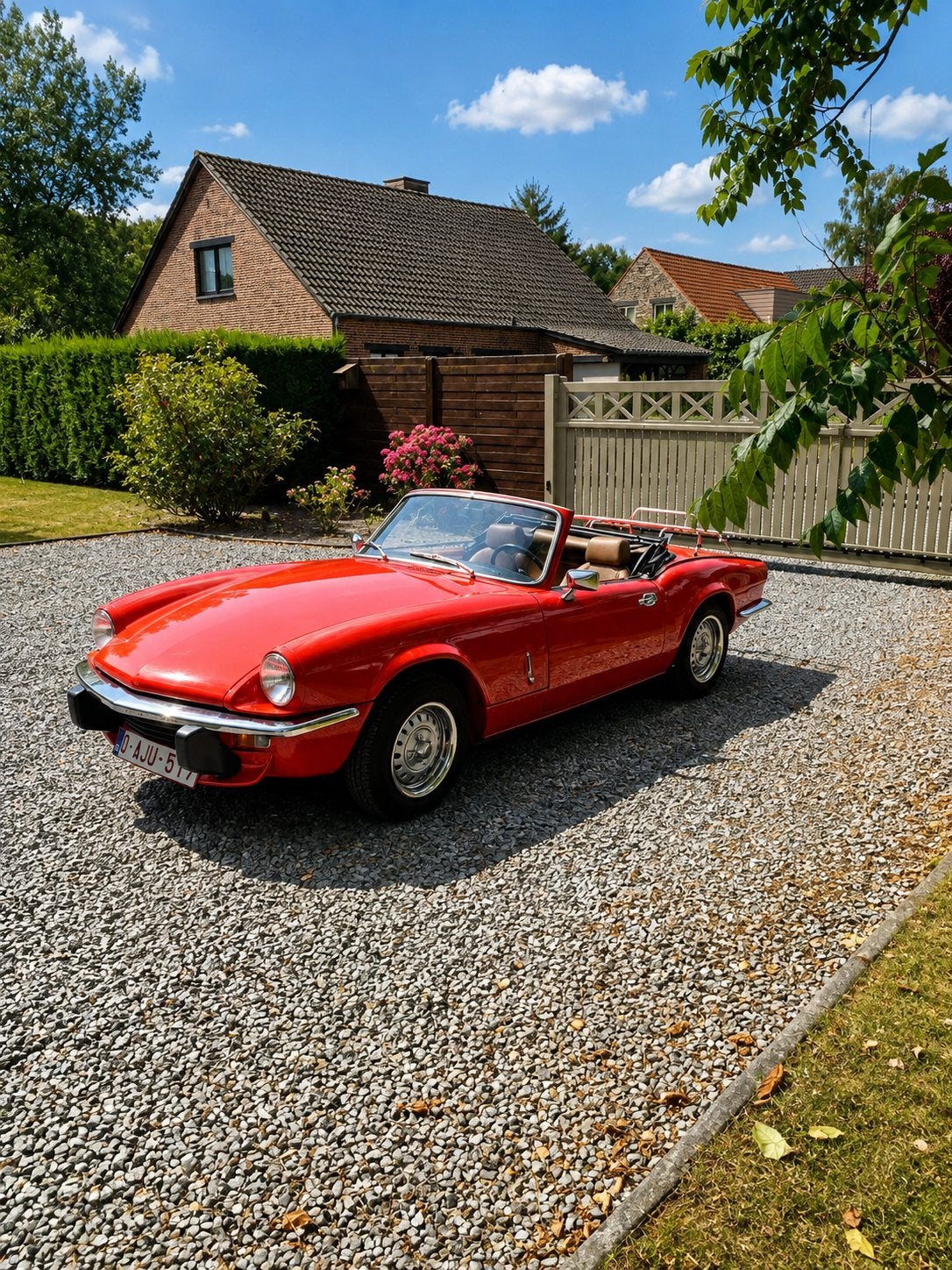 Triumph Spitfire 1500 – 1976 – Engelse klassieker, Voorwielaandrijving, Cabriolet, Leder, Bruin