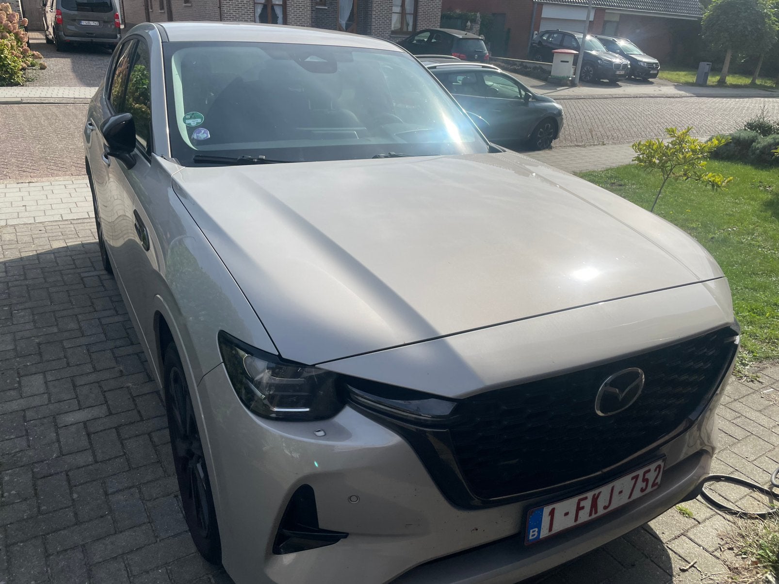Mazda CX60 2.5 phev homura + con-p+ driv p, Autos, Cuir, Achat, Euro 6, Noir