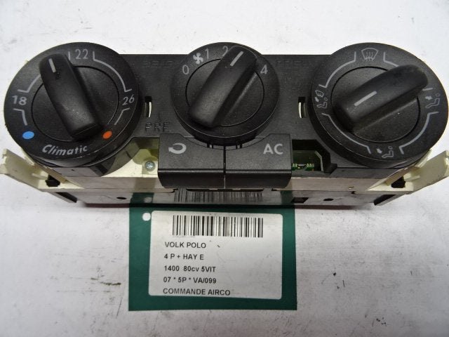 PANNEAU DE COMMANDE CLIMATISATION Polo IV (9N1 / 2/3), Autos : Pièces & Accessoires, Utilisé, Volkswagen