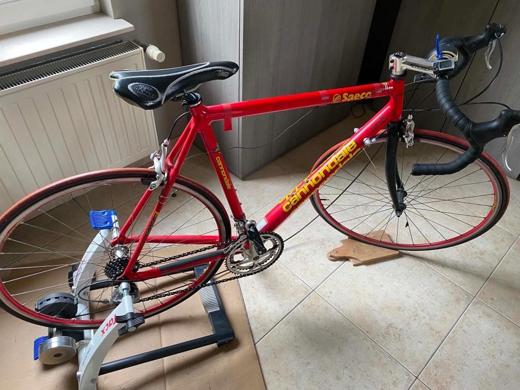 Fiets op rollen, Ophalen, Gebruikt, 10 tot 15 versnellingen
