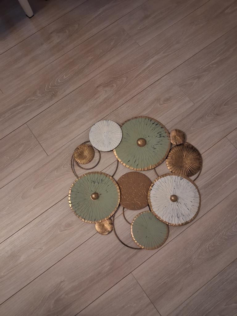 Déco murale, Maison & Meubles, Accessoires pour la Maison | Décorations murale, Doré, Objet de décoration, Moderne, Comme neuf