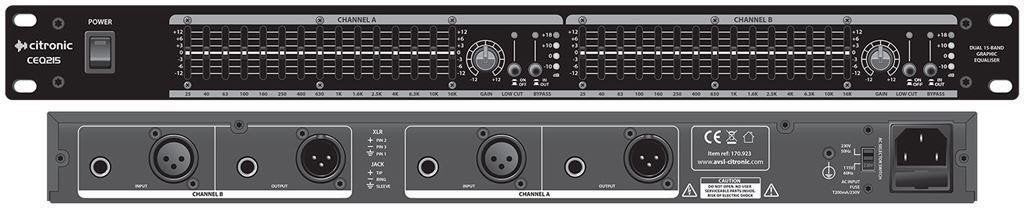Dual 15-bands grafische equalizer, Ophalen of Verzenden, Nieuw