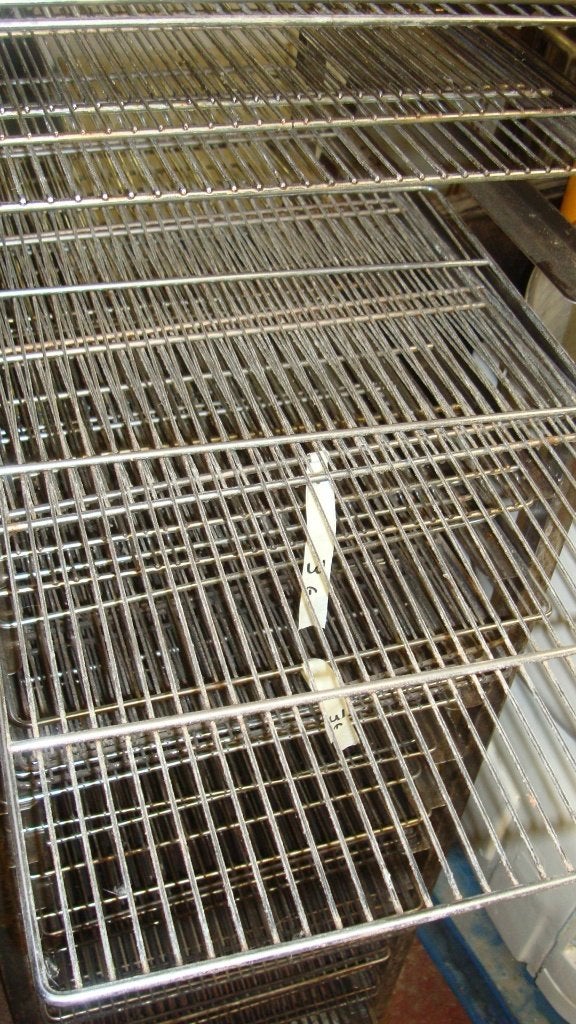 Grille inox 40x60 cm boulangerie patisserie bakkerij, Enlèvement