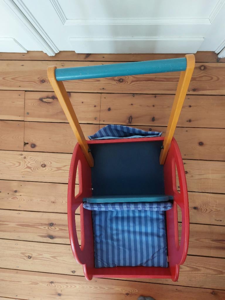 Wandelwagen/houten speelwagen, Kinderen en Baby's, Speelgoed |Speelgoedvoertuigen, Gebruikt, Ophalen