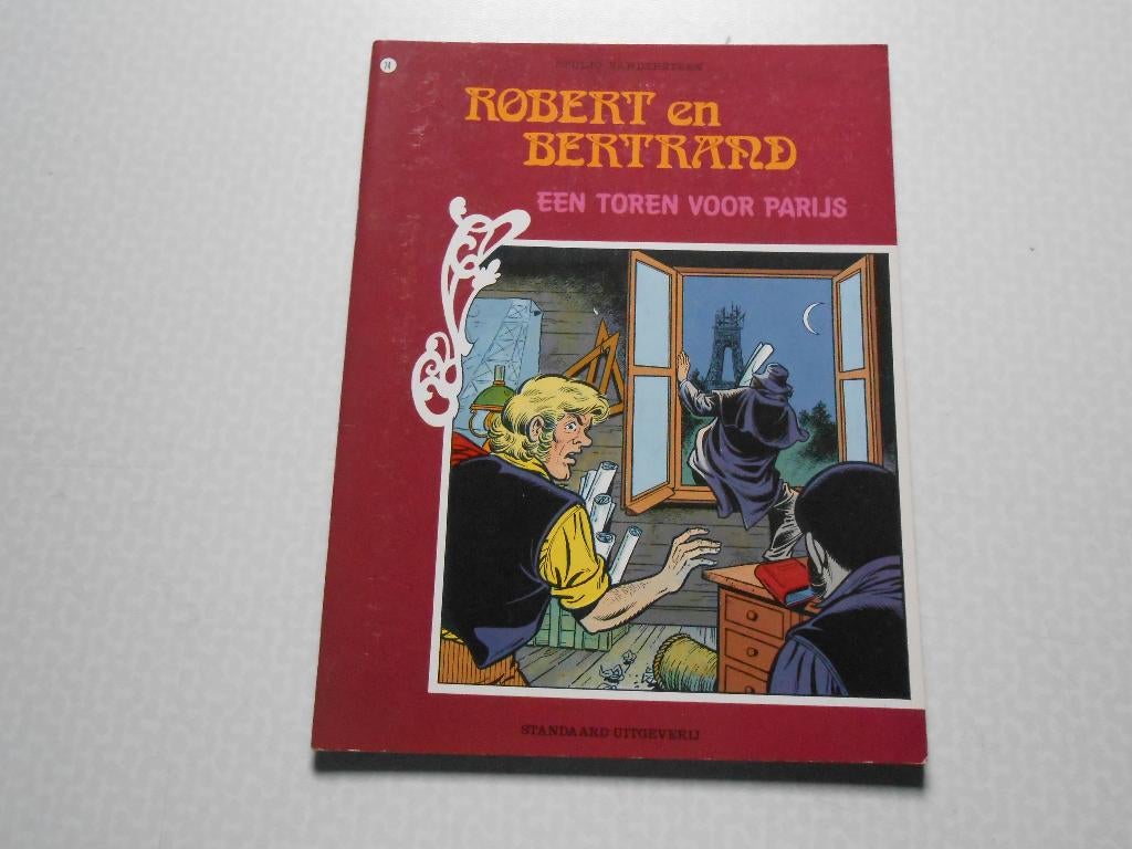 Robert en Bertrand 74 Een toren voor Parijs 1987 1 ste druk., Willy Vandersteen, Eén stripboek, Nieuw, Ophalen of Verzenden