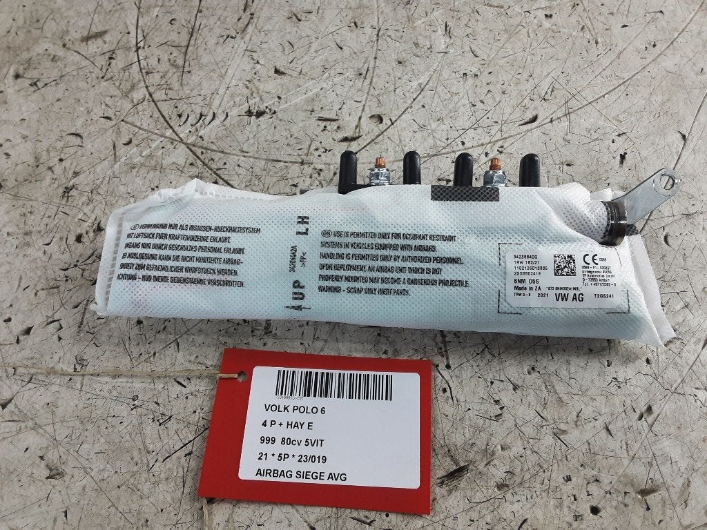 AIRBAG SIÈGE AVANT GAUCHE Polo VI (AW1) (34238840G), Autos : Pièces & Accessoires, Volkswagen, Mevr. I. Hauben, Utilisé, Rue de l'Espoir 34 34
4030  GRIVEGNÉE, BE