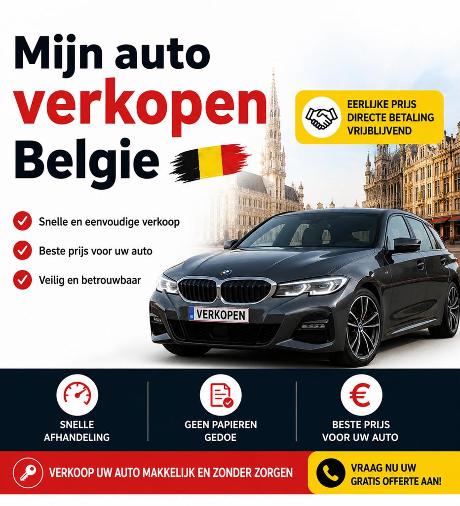 Opkoper belgie 24/7 actief alle wagens welkom