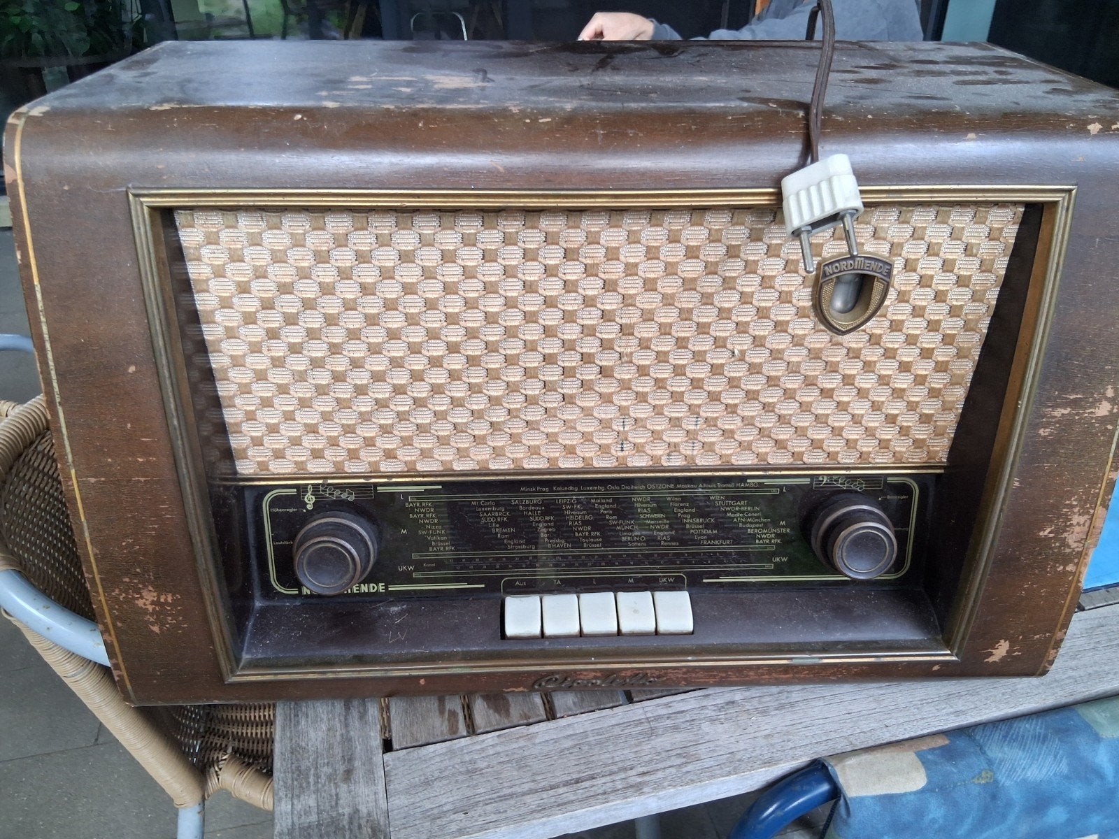 Oude radio, Audio, Tv en Foto, Radio's, Ophalen, Radio