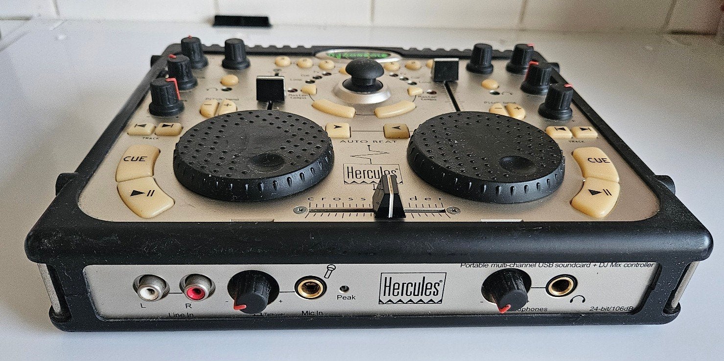 Klassieke Hercules DJ Console Mk2, Model 2005., Muziek en Instrumenten, Dj-sets en Draaitafels, Ophalen of Verzenden, Gebruikt