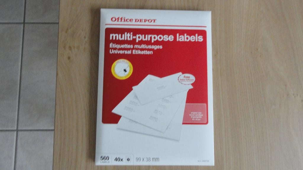 Print adres etiketten, Computers en Software, Labelprinters, Ophalen of Verzenden, Nieuw, Etiket