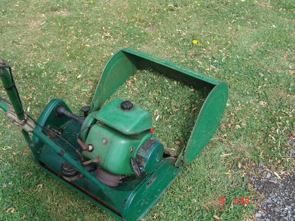 grasmaaier benzine, Ophalen, Gebruikt, Opvangbak, Benzine-grasmaaier