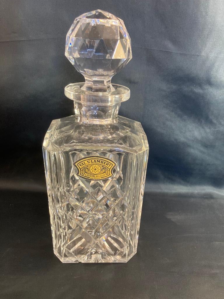 Val Saint Lambert whisky karaf, Ophalen of Verzenden