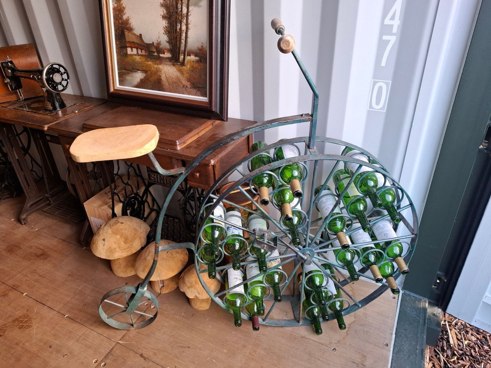 Casier à vin modèle de vélo EYECATHER ! Modèle unique de 24, Enlèvement