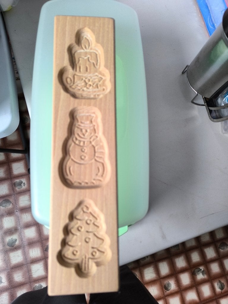 3 moules a spéculoos en bois, Enlèvement ou Envoi