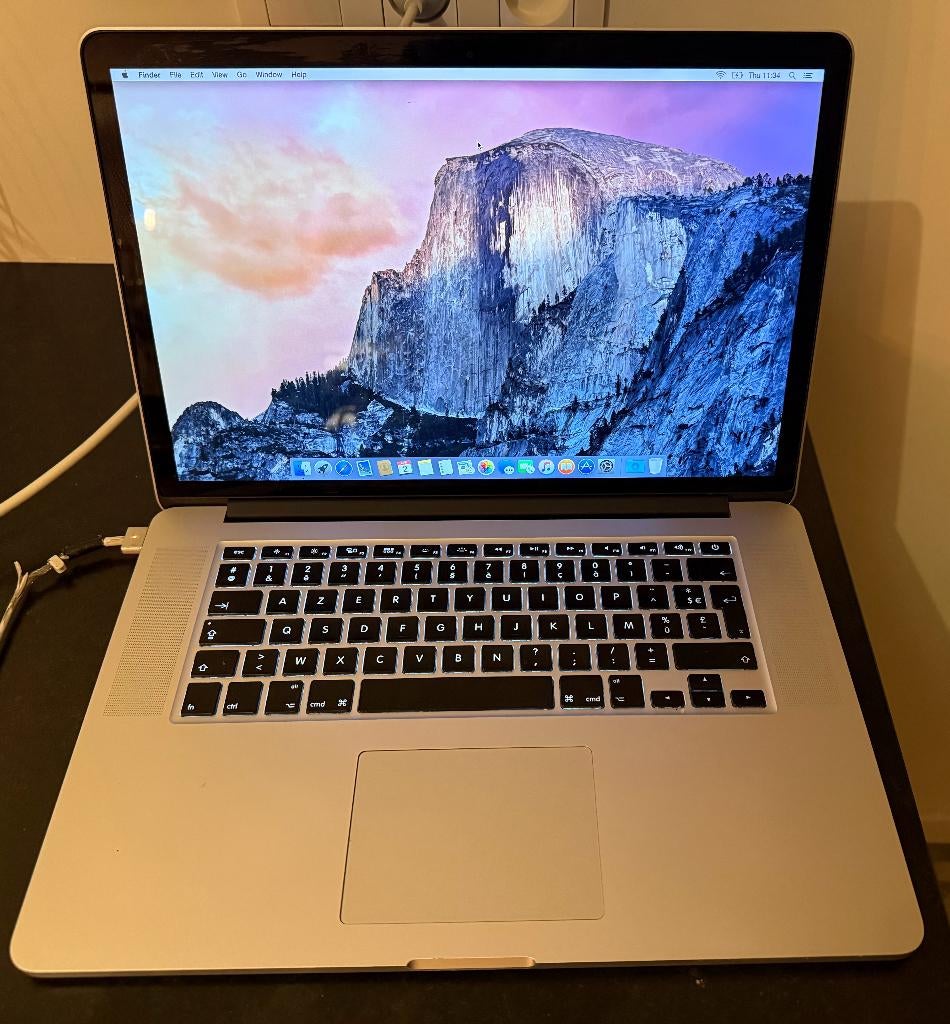 Macbook Pro 2014 15" Retina I7 Quad Core 16gb Ram SSD 1Tb, Computers en Software, 1 TB of meer, Gebruikt, 2 tot 3 Ghz, 15 inch