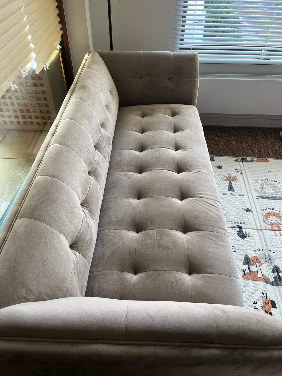 Sofa 198  81  72 cm – Champagne, Ophalen, Zo goed als nieuw