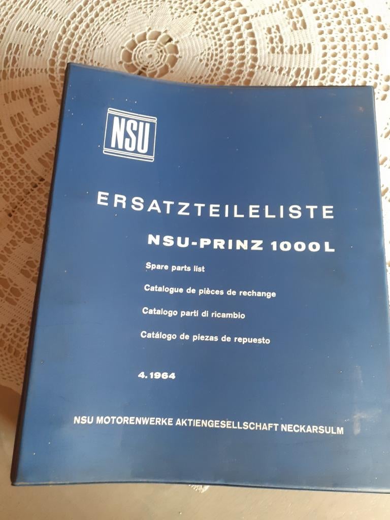 Nsu origineel werkhandboek, Auto diversen, Handleidingen en Instructieboekjes, Ophalen of Verzenden