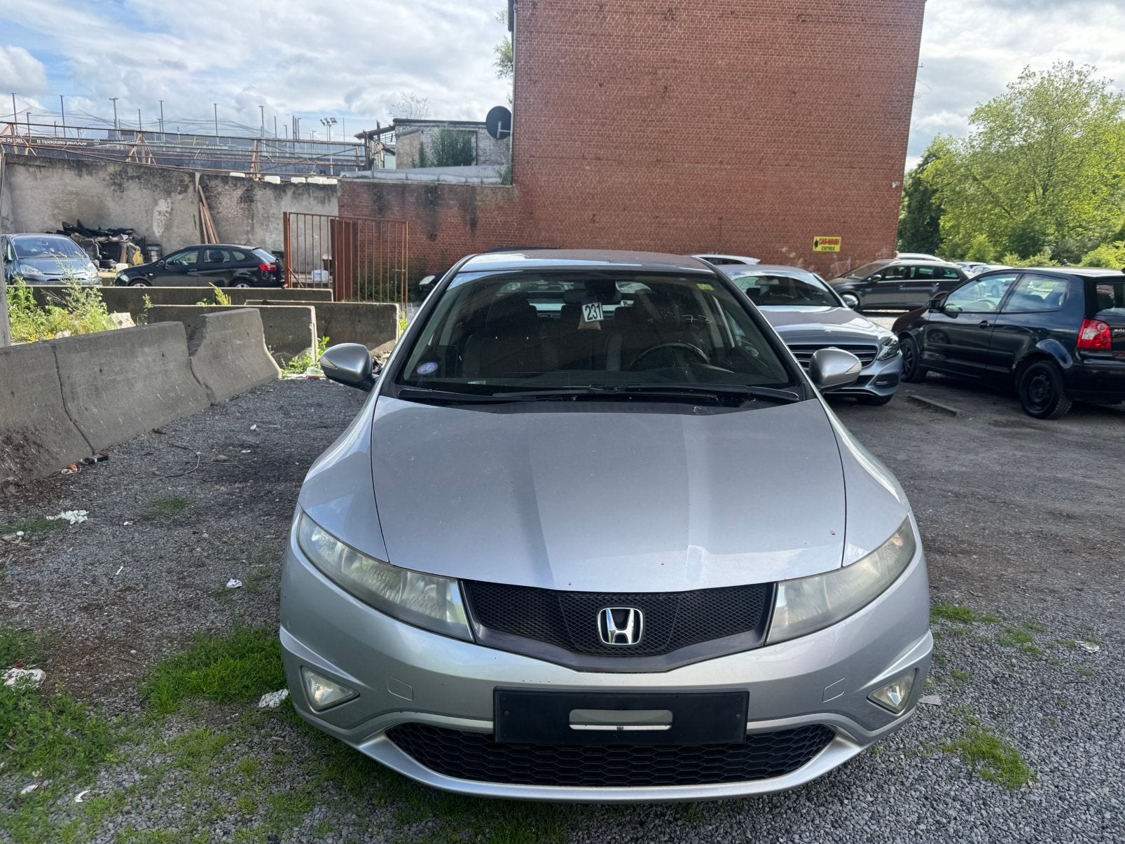 Honda civic, Auto's, Honda, Isofix, Euro 5, Zwart, Leder en Stof