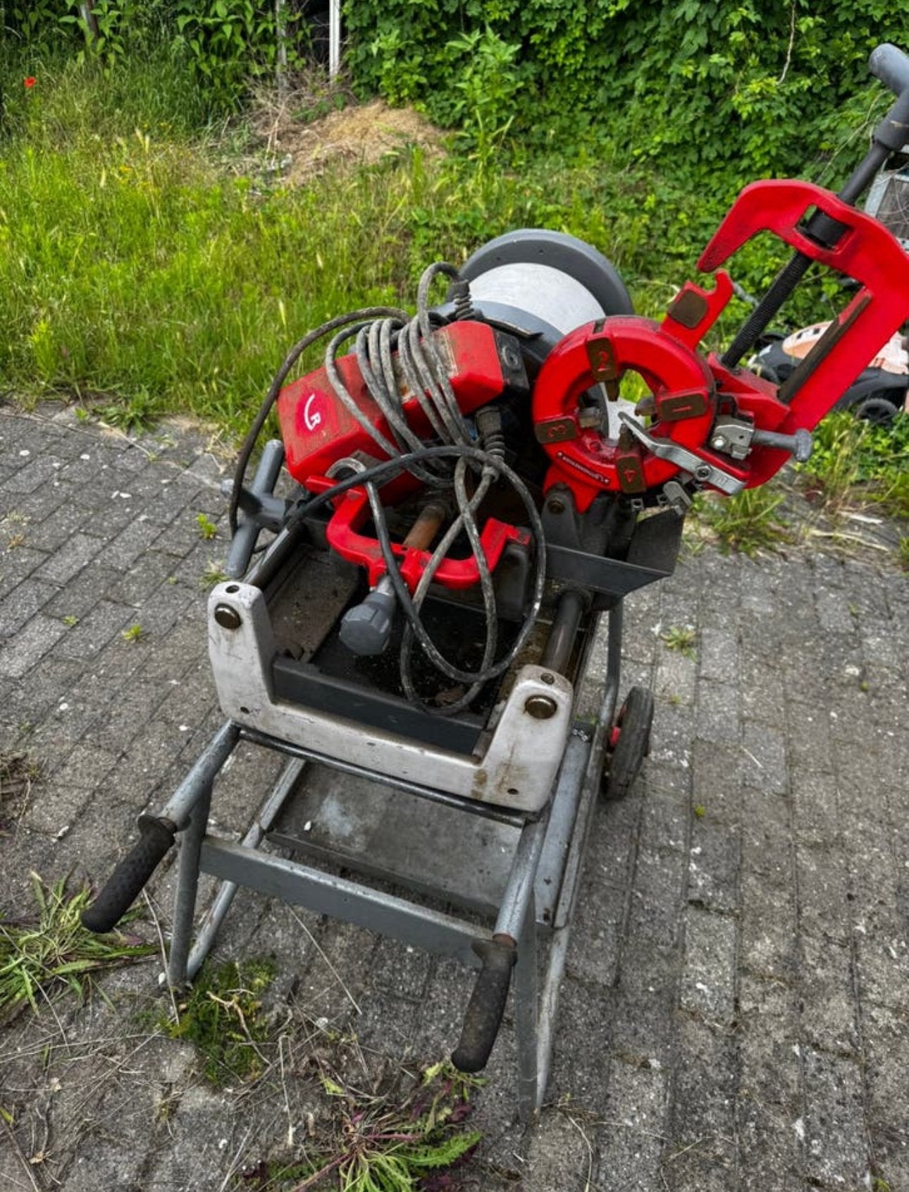 Machine à filiere Rothenberger supertronic 4se + cintreuse, Enlèvement, Comme neuf