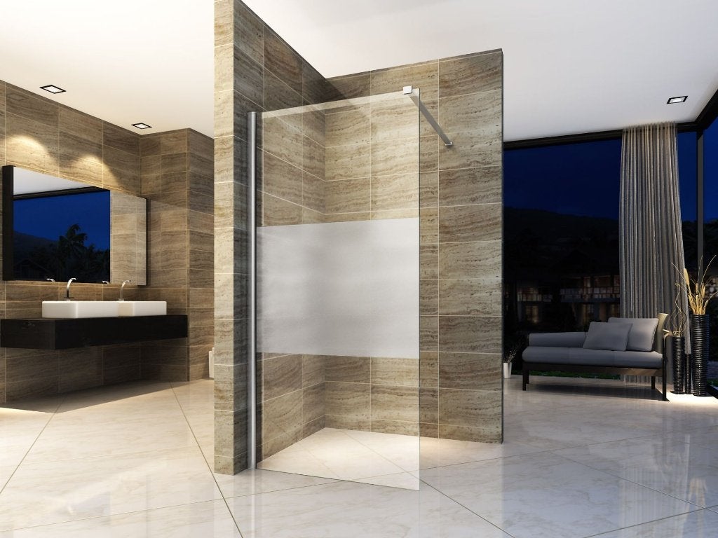 PAROI DE DOUCHE 120 BANDE OPAQUE, Bricolage & Construction, Enlèvement, Neuf, Verre, Douche