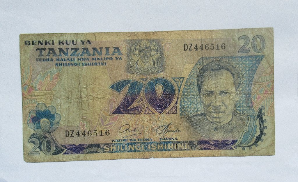 Tanzania 20 Shilingi   1978, Timbres & Monnaies, Billets de banque | Afrique, Envoi, Tanzanie