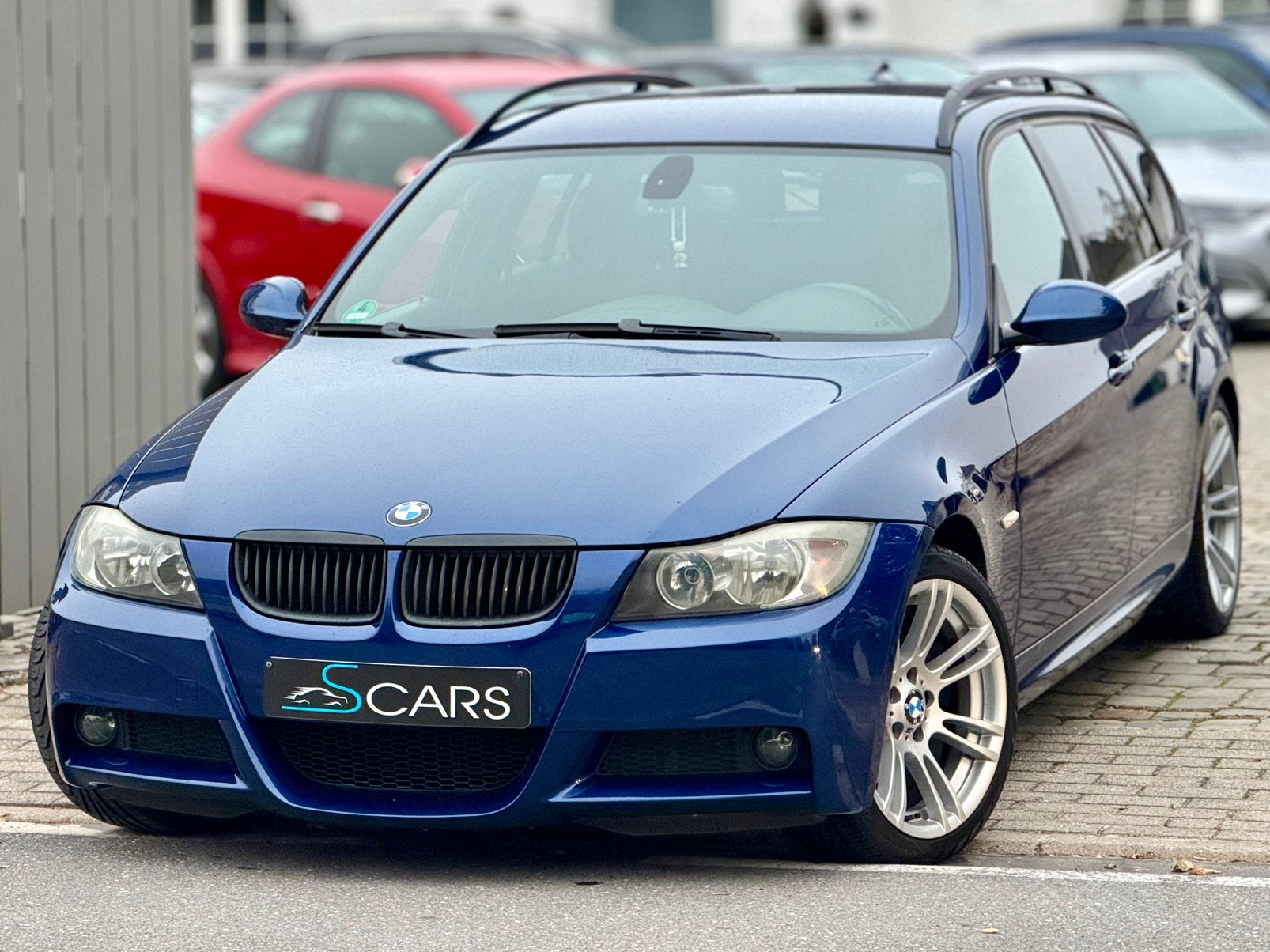 Bmw 320i Touring ** M pakket ** 228.000 km ** 2008, Auto's, 1995 cc, Zwart, 4 cilinders, Blauw
