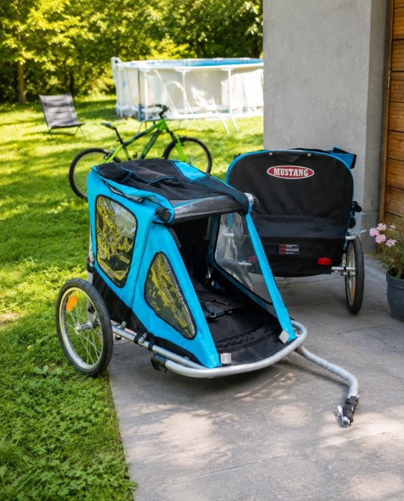 MUSTANG kinderfietskar — Functioneel en praktisch, Ophalen