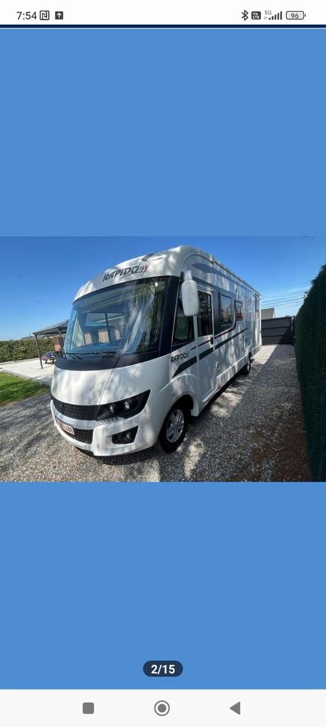 Integral Rapido 866f camper, Caméra de recul, Fiat, Particulier, Satelliet antenne