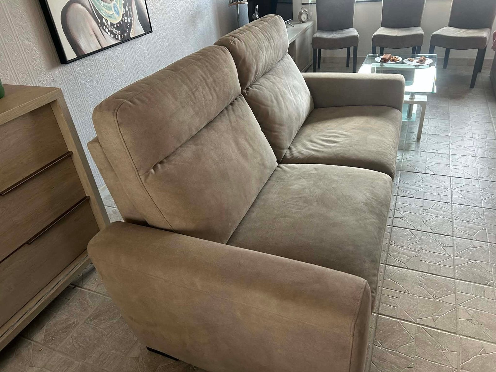 Fauteuil 3 places, Enlèvement, Comme neuf, Synthétique