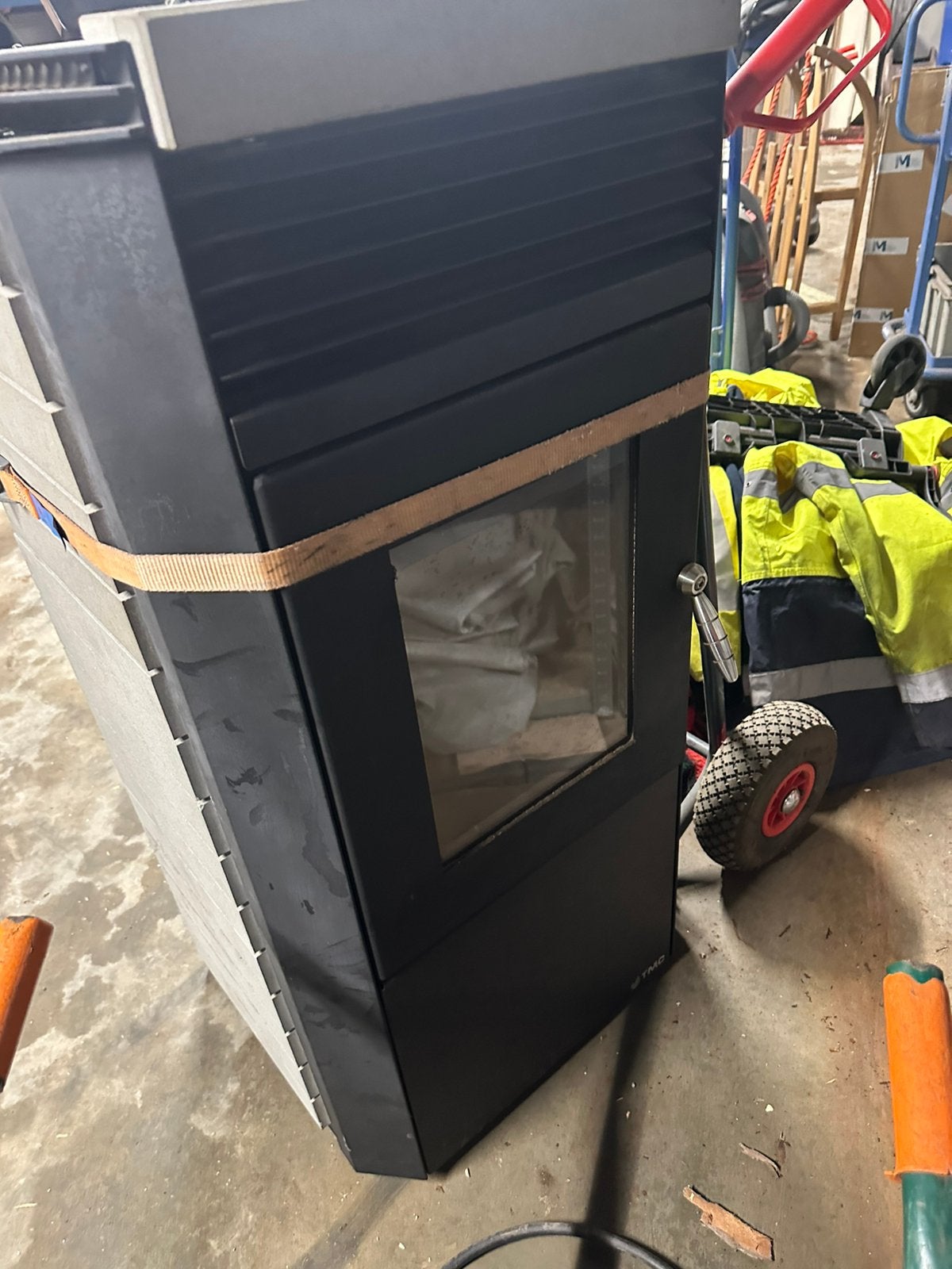 Pelletkachel 15,2kw, Ophalen, Gebruikt, Pelletkachel