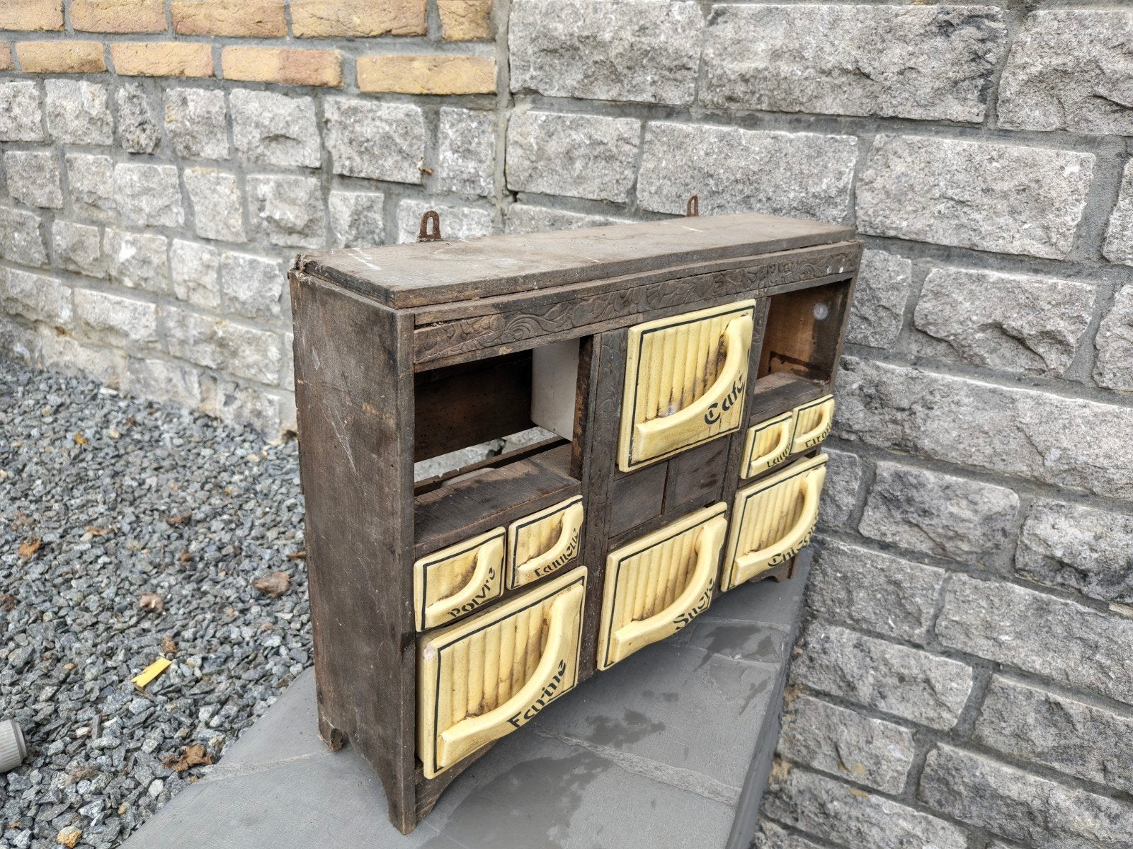 vintage - retro kruidenkastje, Ophalen of Verzenden