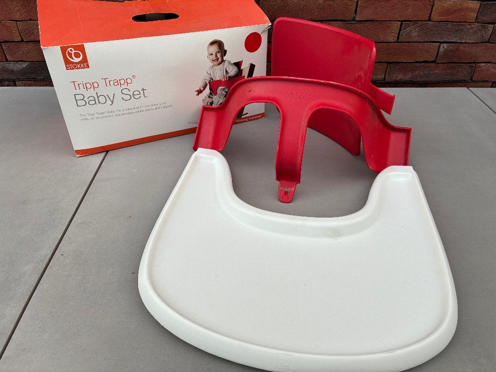 Tripp trap Baby set, Kinderen en Baby's, Ophalen, Zo goed als nieuw, Afneembaar eetblad