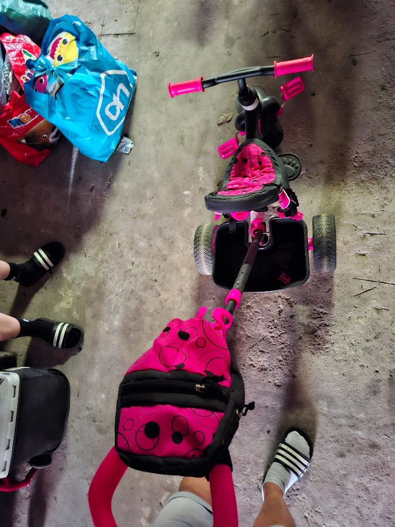 Babyfiets, Ophalen, Gebruikt