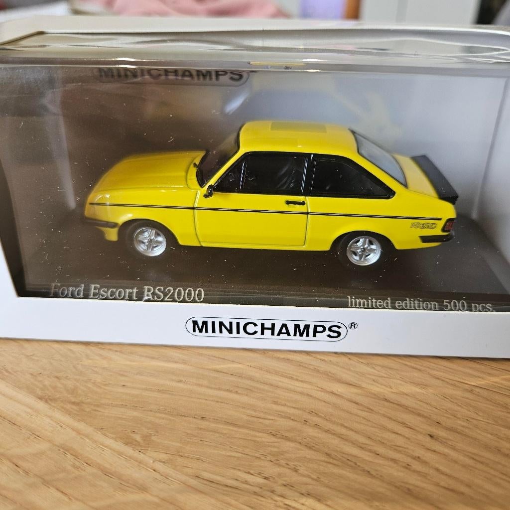 Minichamps Ford Escort II RS 200 de 1976 1/43, Hobby & Loisirs créatifs, Enlèvement ou Envoi, Neuf, Voiture, MiniChamps