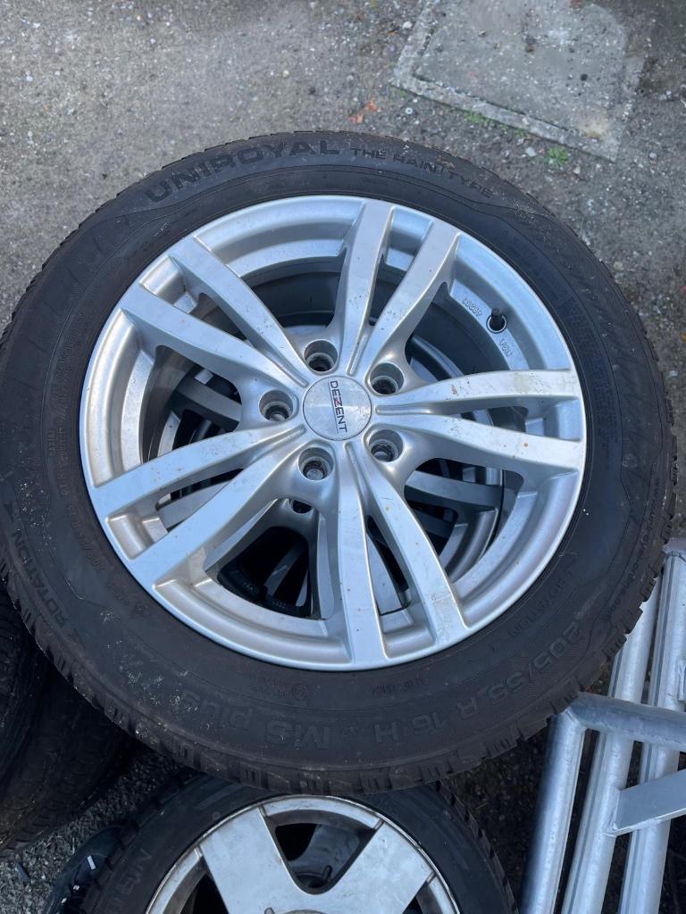 Valgen 16 inch volvo v40, Ophalen, Gebruikt, 16 inch, Banden en Velgen