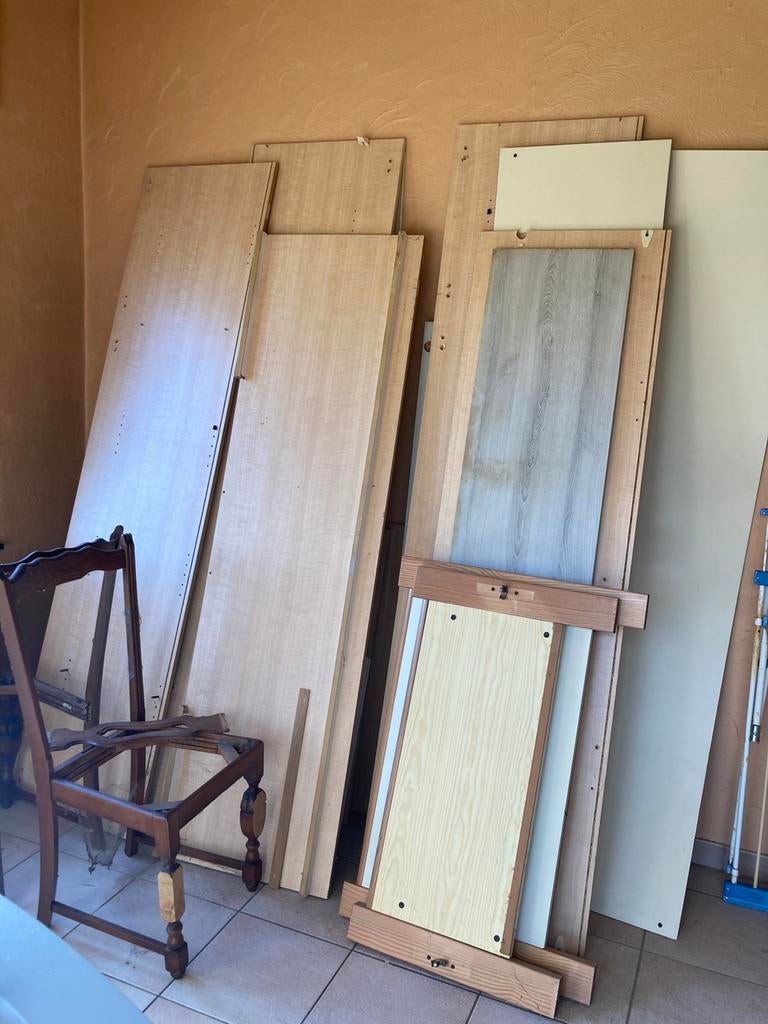 Houten planken, Doe-het-zelf en Bouw, Hout en Planken, Ophalen, Gebruikt
