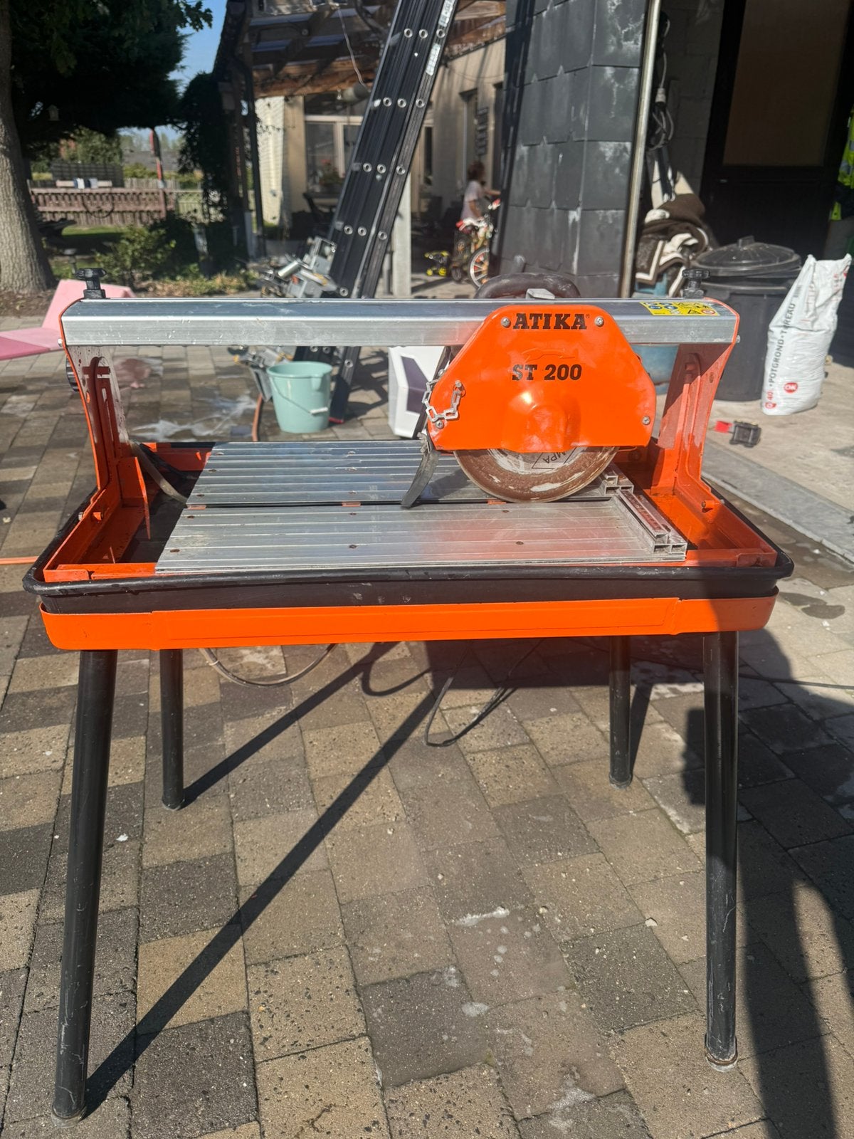 Atika st200 tegelzaag met water, Doe-het-zelf en Bouw, Ophalen, Gebruikt