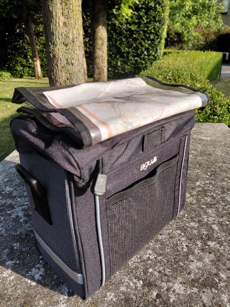 Fietstasje stuur - Agu - 7 liters, Fietsen en Brommers, Ophalen, Gebruikt, AGU