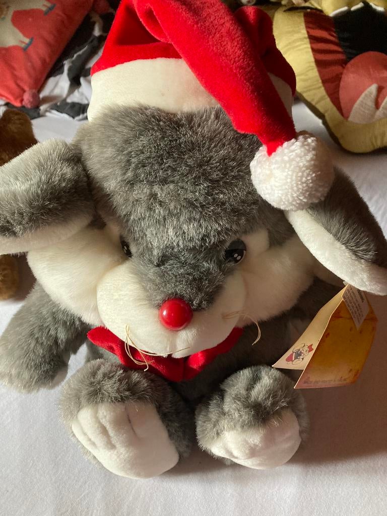 Knuffel kerstmuis, Collections, Ours & Peluches, Enlèvement, Comme neuf, Ours en tissus, Autres marques