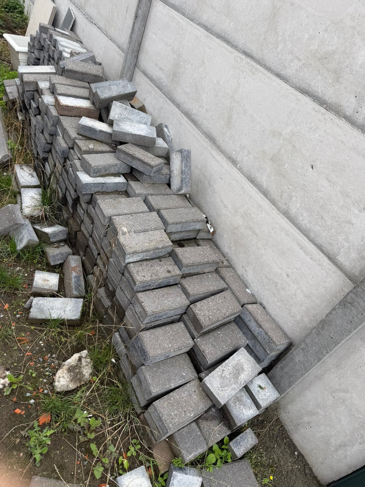 Gratis teras of oprit klinkers, Tuin en Terras, Ophalen, Gebruikt, Klinkers