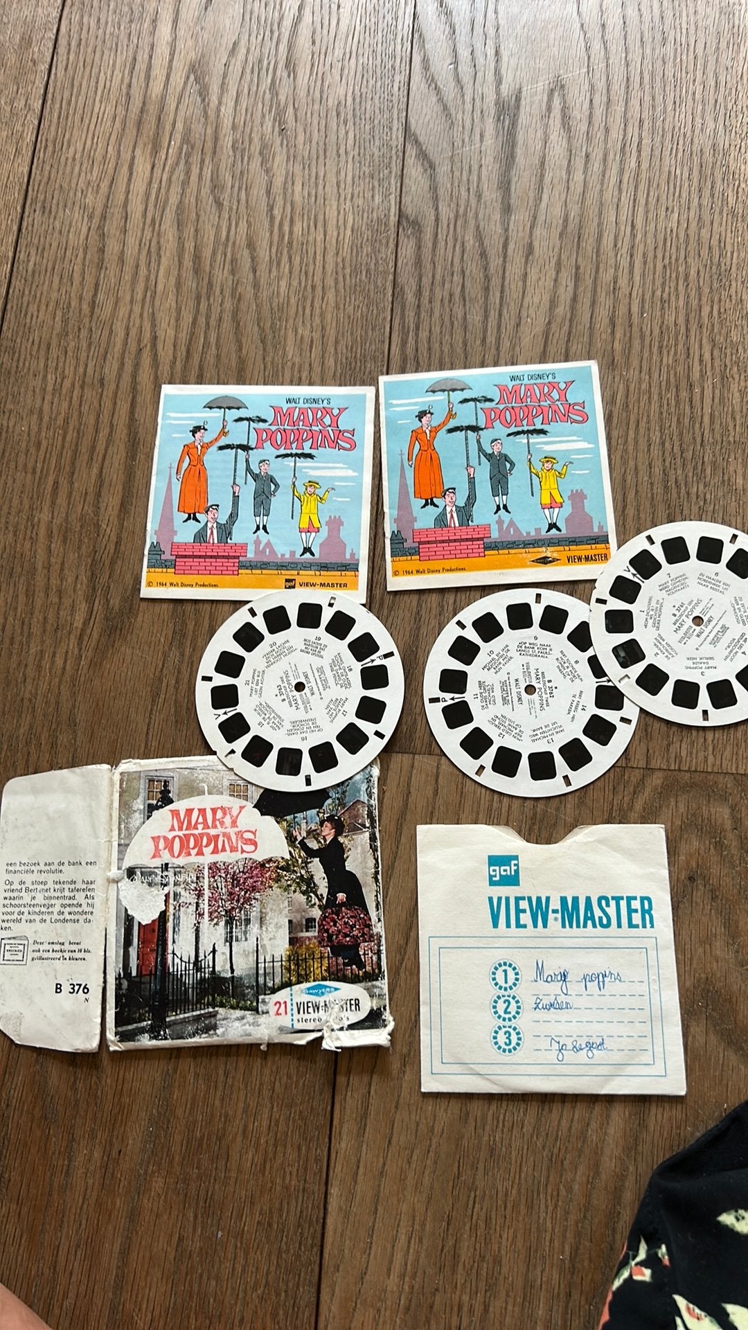 View master Mary Poppins, Enlèvement ou Envoi