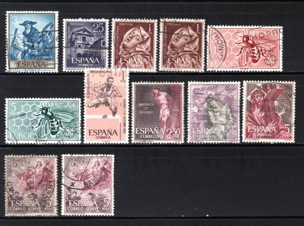 SPANJE Lot 1962 gestempeld, Verzenden, Gestempeld