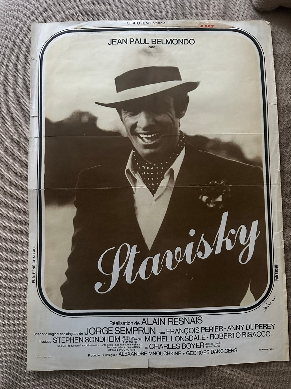 Affiche publicitaire ancienne, prix à l’unité, Enlèvement ou Envoi