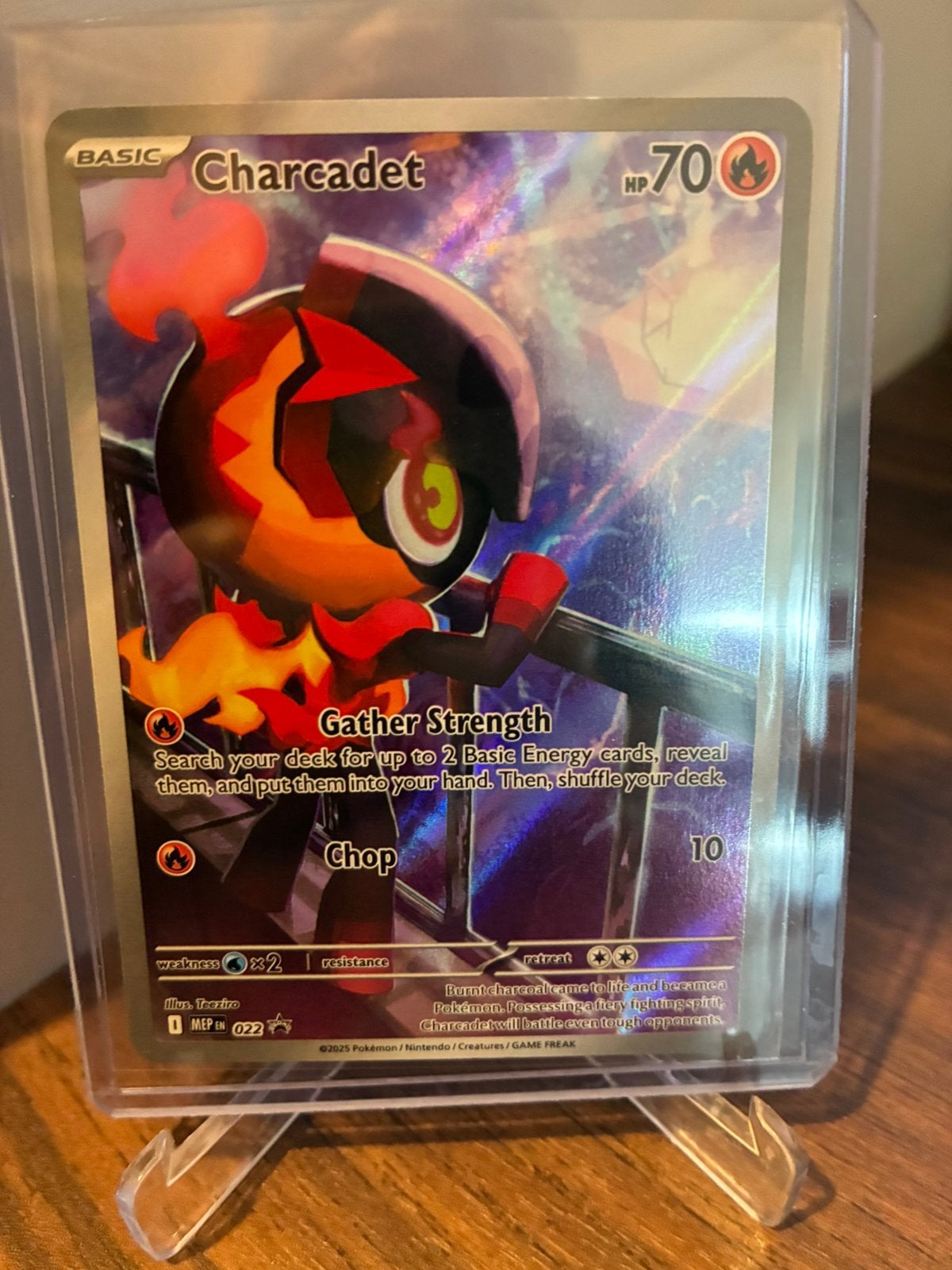Pokemon charcadet promo, Ophalen of Verzenden, Zo goed als nieuw, Booster