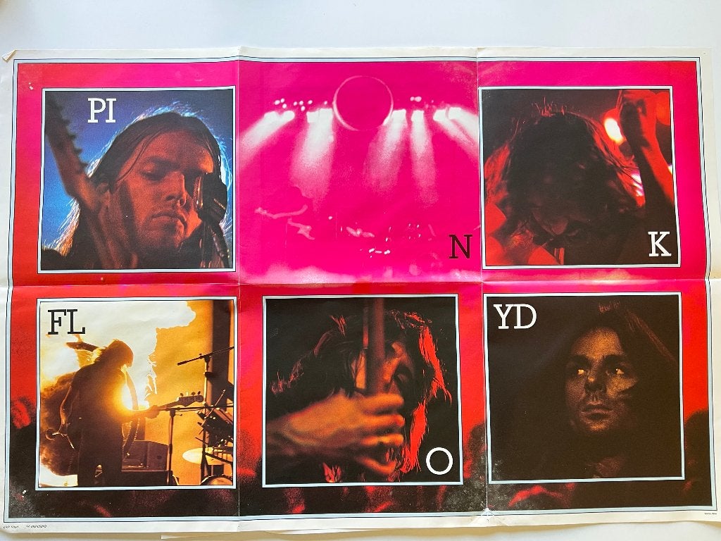 Affiche "Dark Side of the Moon" - Pink Floyd (pas de vynile), Enlèvement ou Envoi, Utilisé