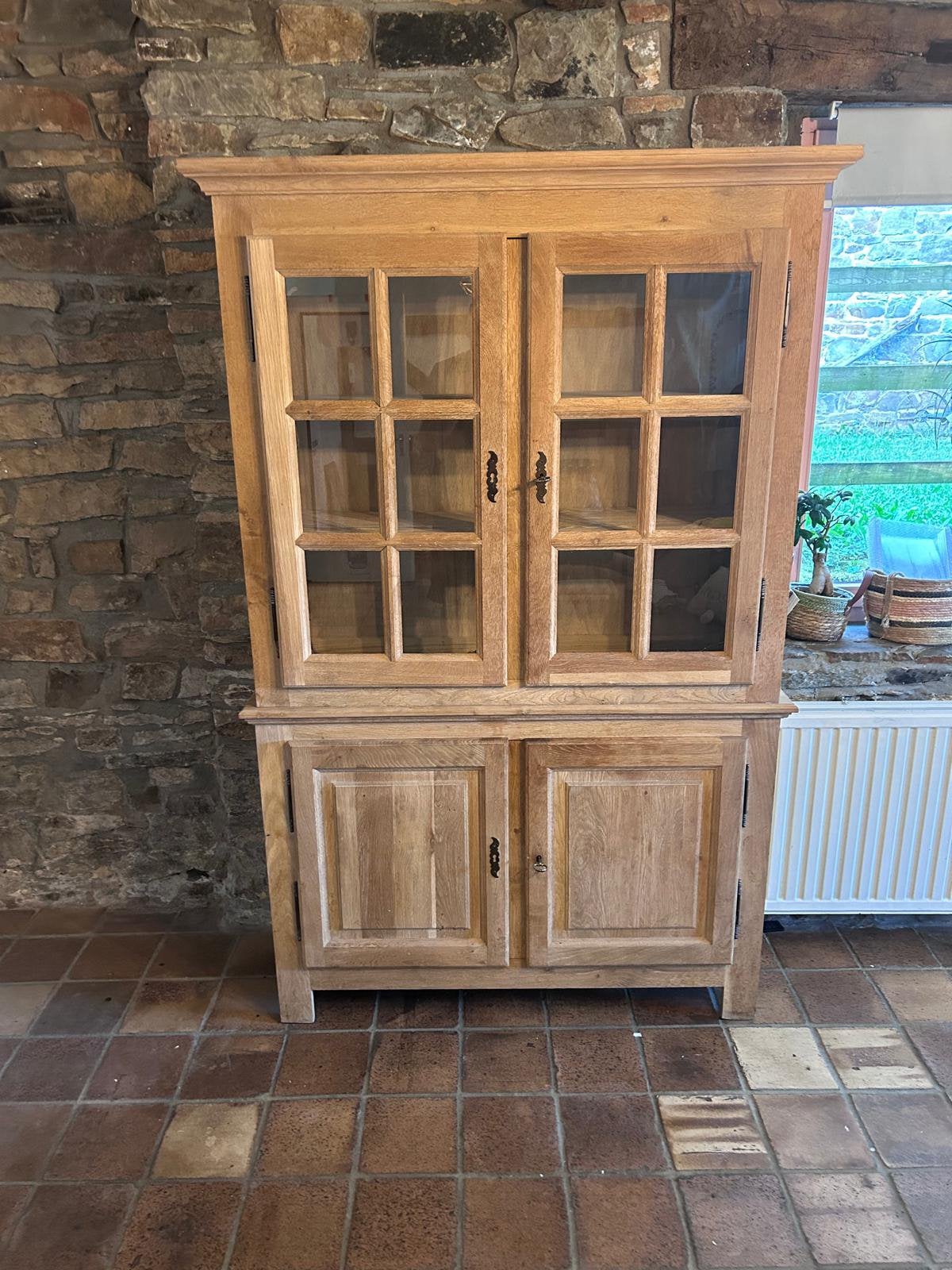 Salle à manger complète en chêne, Enlèvement, Utilisé, Chêne