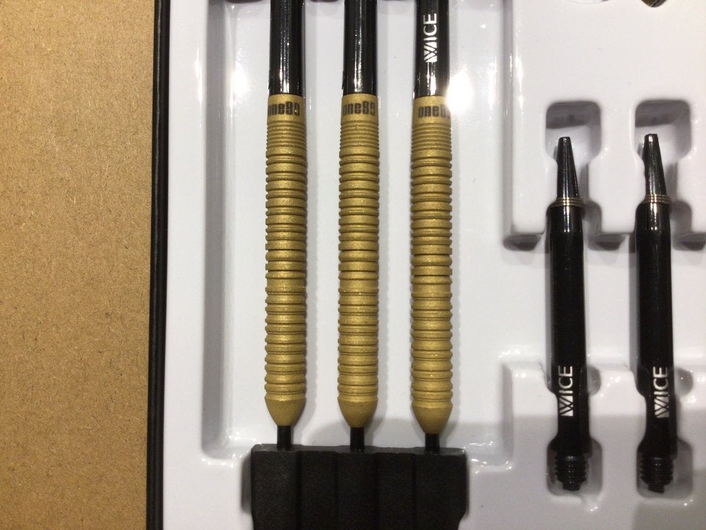 Steeltip darts One80 Sandstorm S4, 23g, Sport en Fitness, Darts, Ophalen, Zo goed als nieuw, Pijlen