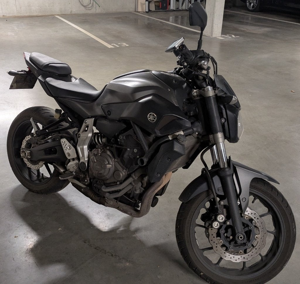 Yamaha MT-07 (2016) met Akrapovic - Full Power - 53.528 km, Motoren, 2 cilinders, Motorrijbewijs A, Gebruikt, Particulier