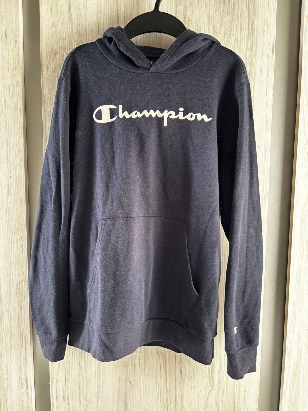 Sweat à capuche Champion bleu foncé, Enfants & Bébés, Enlèvement ou Envoi, Utilisé, Garçon ou Fille, Pull ou Veste